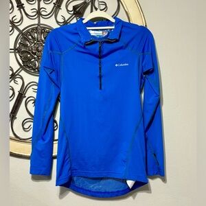 Columbia Omni Heat Blue Long Sleeve Pullover